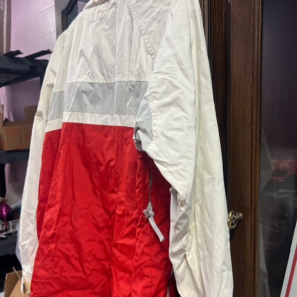 Y2K vintage Limelight Ski Jacket Shell Red and White Sz M - Picture 10 of 15